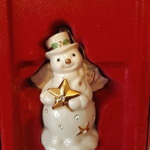 Lenox Razzle Dazzel snowman ornament